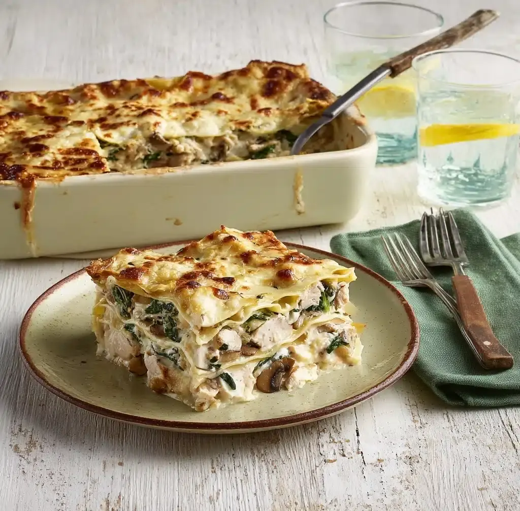 Mushroom and Spinach Lasagna Recipe