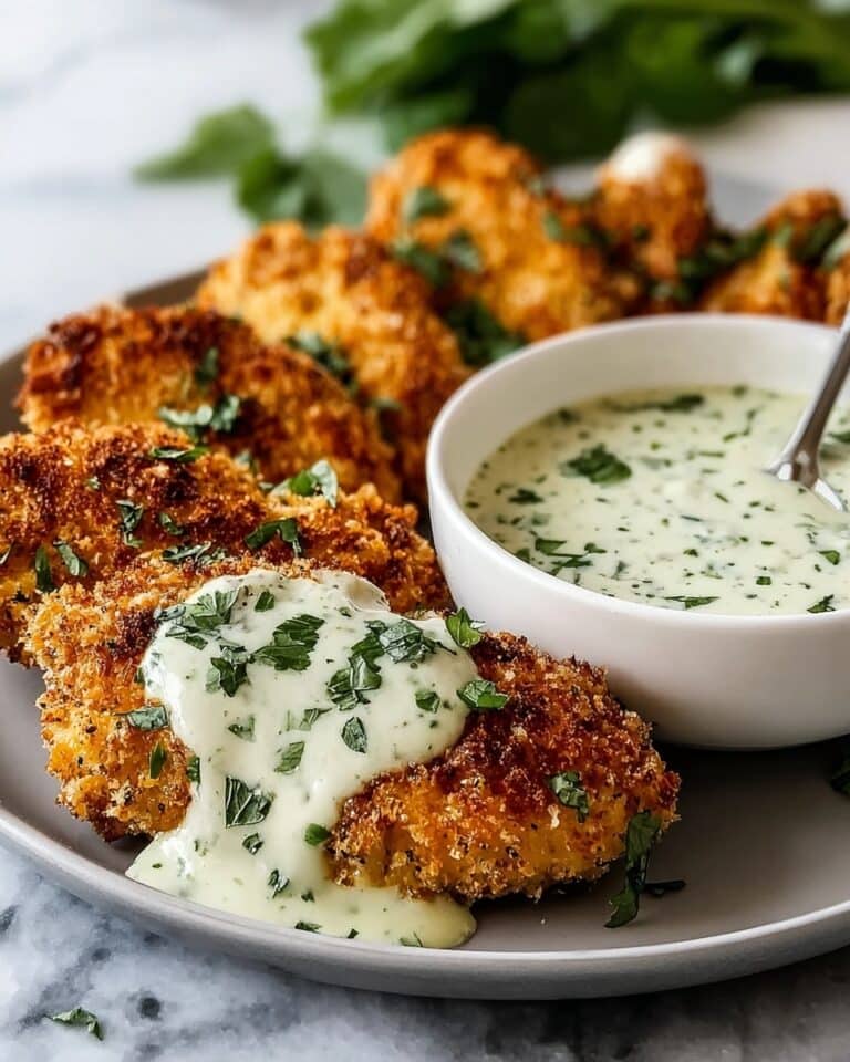 Parmesan Crusted Chicken with Basil Aioli Recipe