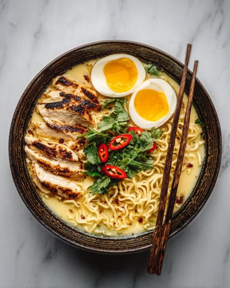 Fiery Chicken Ramen: A Comforting Spicy Noodle Bowl Recipe