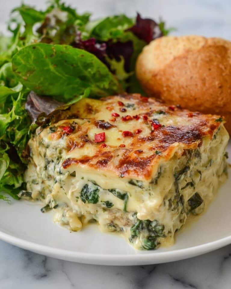 Loaded Veggie White Lasagna Recipe