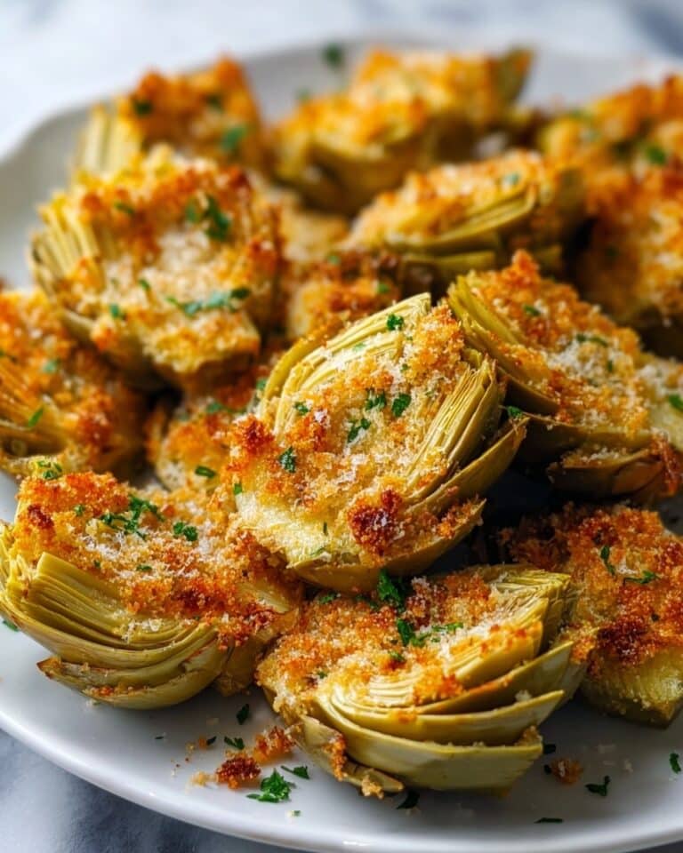 Crispy Parmesan Artichoke Hearts Recipe