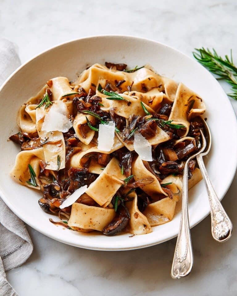 Portobello Mushroom Pappardelle Recipe