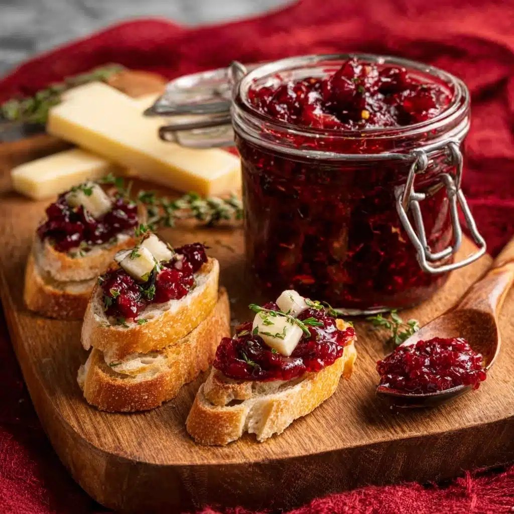 Sweet Christmas Cranberry Jam Recipe - Recipe Image