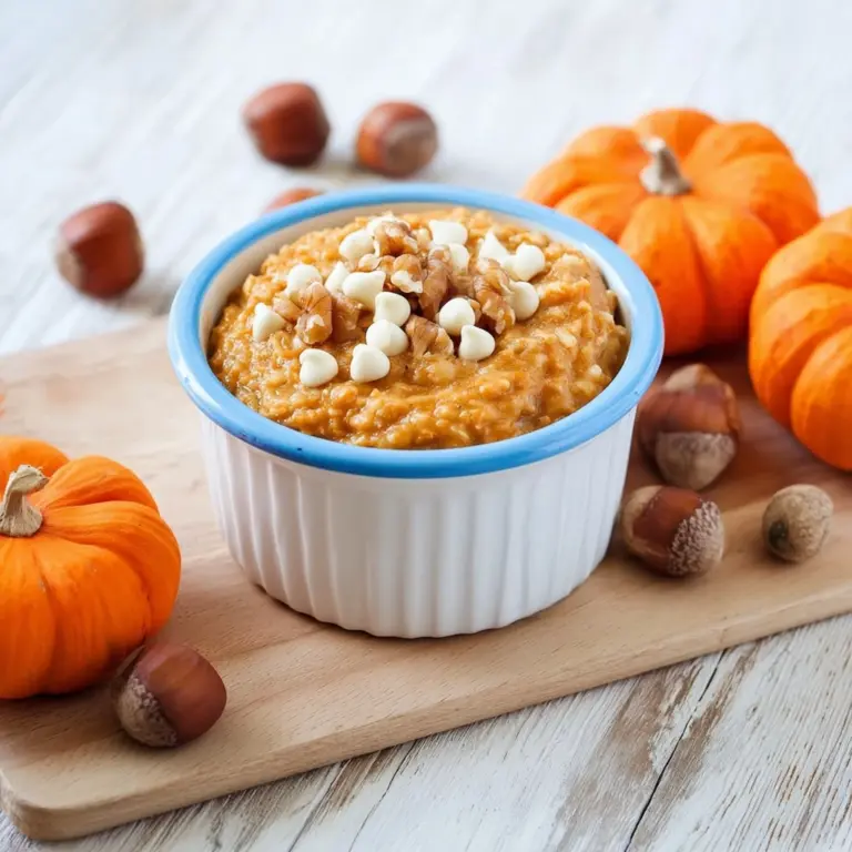 Warm Spiced Pumpkin Oatmeal Recipe