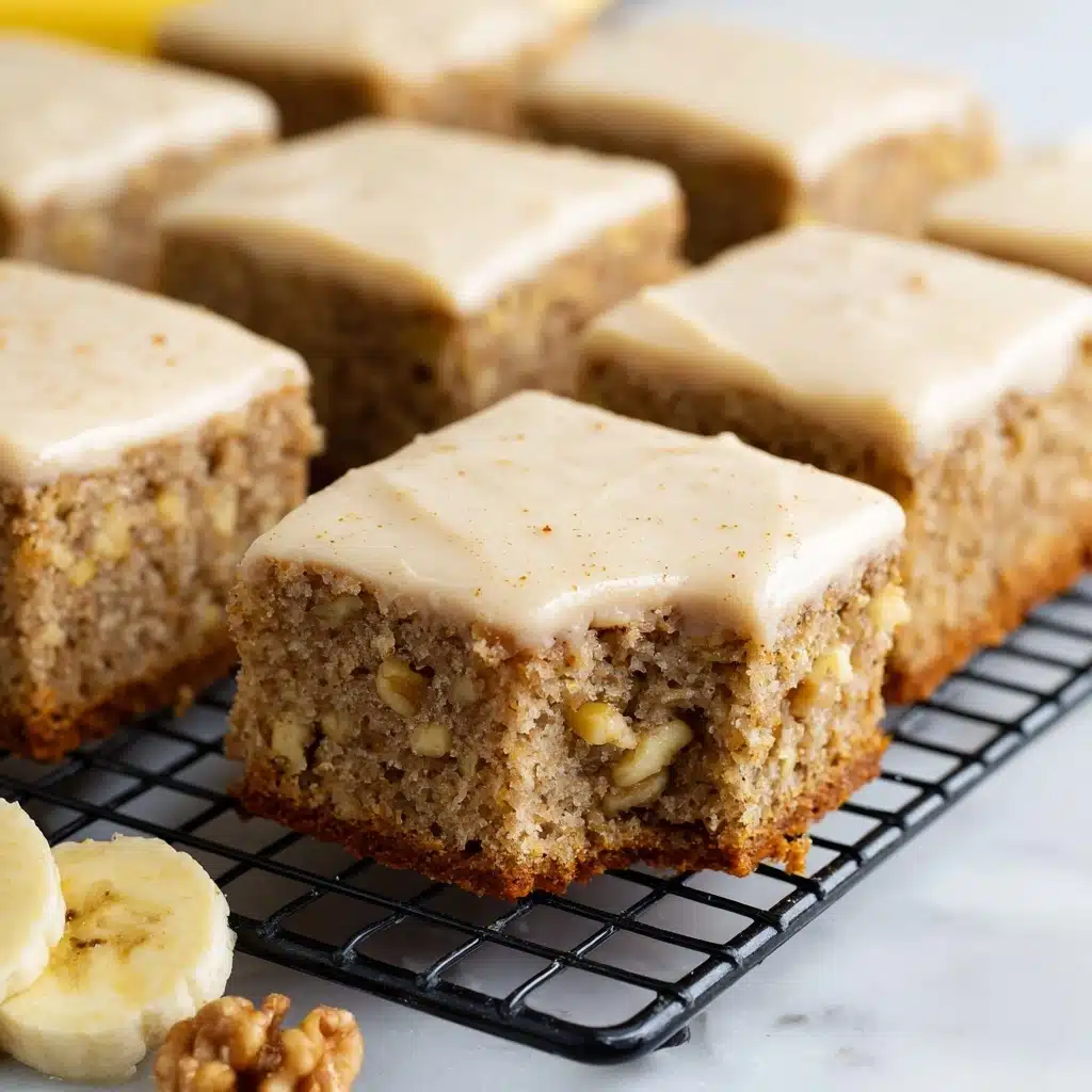 Banana Bread Brownies with Brown Butter Frosting Recipe - Recipe Image