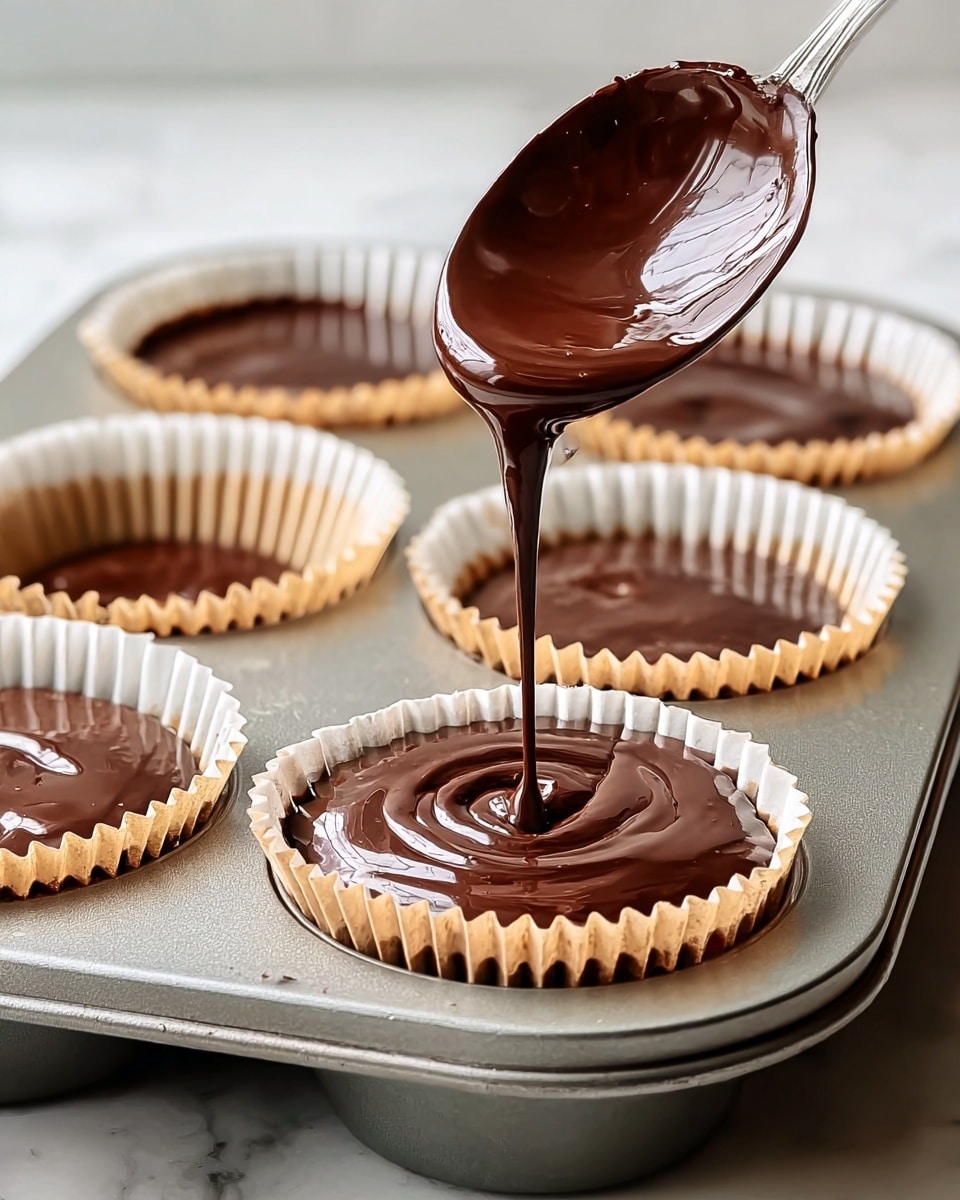 Three chocolate cupcakes sit on a white plate on a white marbled surface. Each cupcake has a dark brown base with a rich, moist texture. On top, there are swirled frosting layers of white and dark brown chocolate, with smooth, creamy textures spiraling upward to form a peak. The cupcake in the front is cut in half, showing the thick swirls of glossy dark brown chocolate mixed with soft white frosting inside. Some crumbs lie scattered around the cut cupcake, adding a natural, fresh feel. Photo taken with an iphone --ar 4:5 --v 7