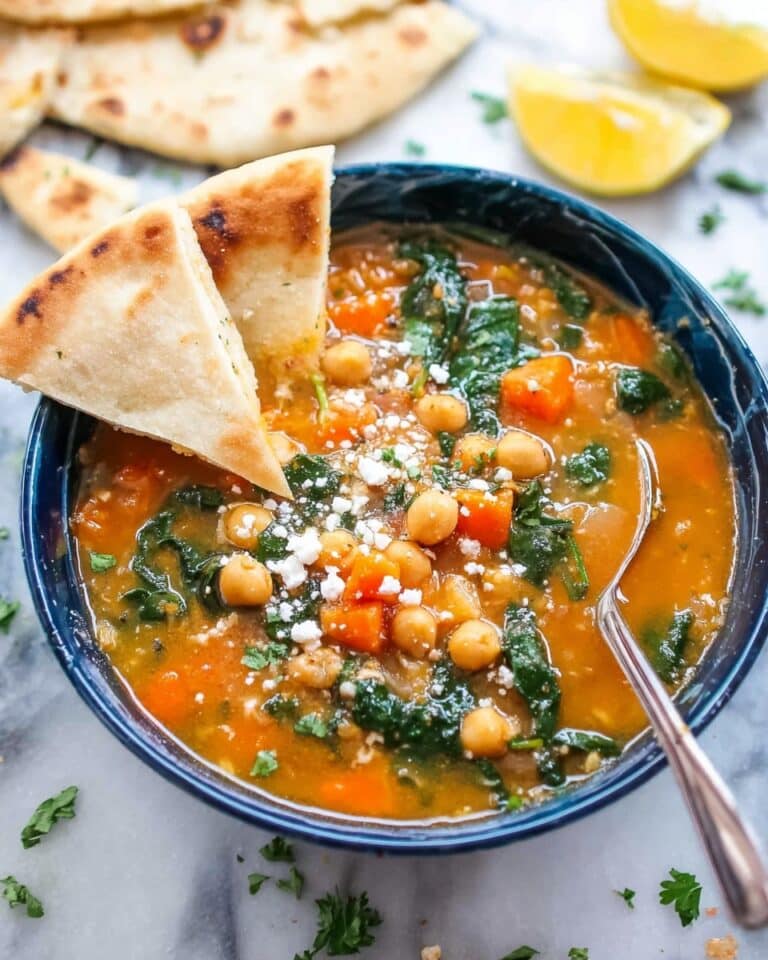 Mediterranean Chickpea and Vegetable Soup Recipe