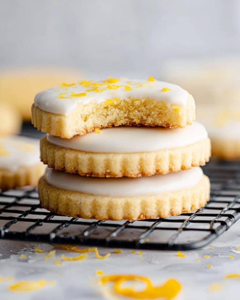 Lemon Shortbread Cookies Recipe