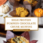 High Protein Pumpkin Cottage Cheese Muffins Recipe