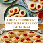 Cheesy Thumbprint Appetizers with Hot Pepper Jelly Recipe