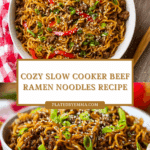 Slow Cooker Beef Ramen Noodles Recipe