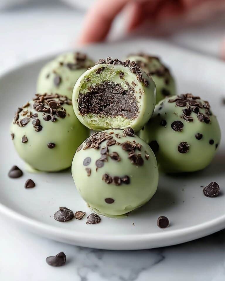 Mint Chocolate Chip Protein Balls Recipe
