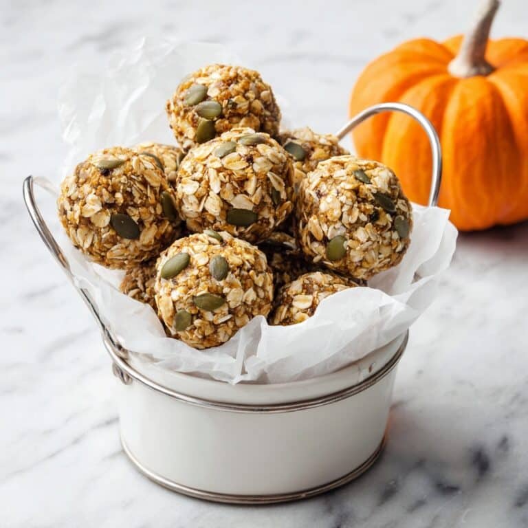 Pumpkin Energy Balls No Bake Snack Recipe