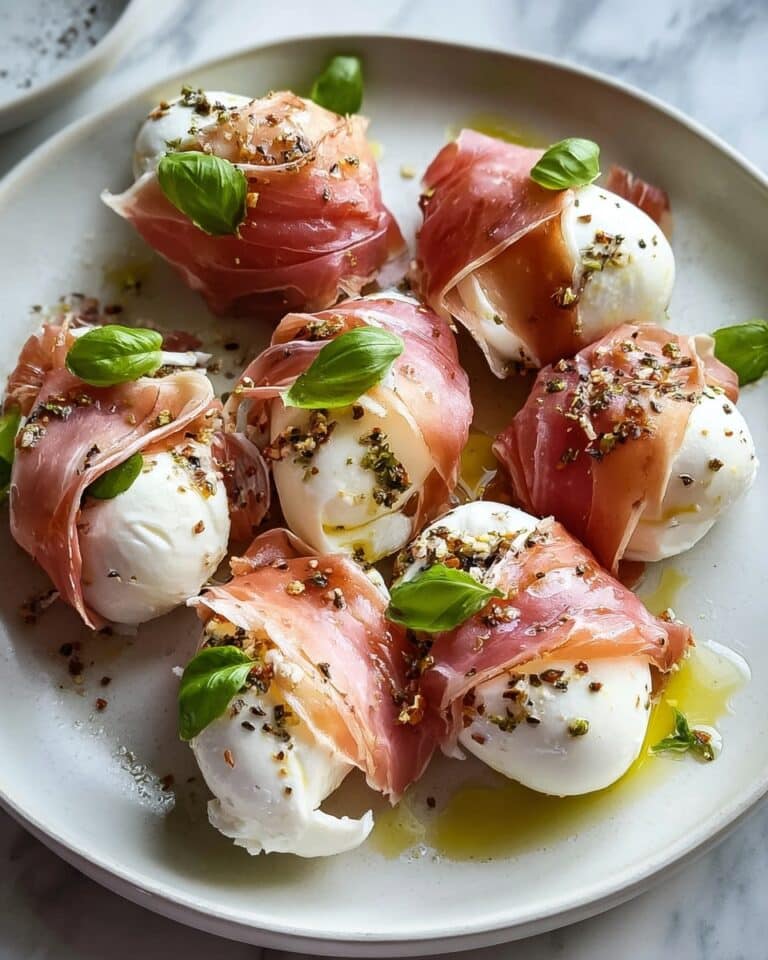 Prosciutto Wrapped Mozzarella Bites Recipe