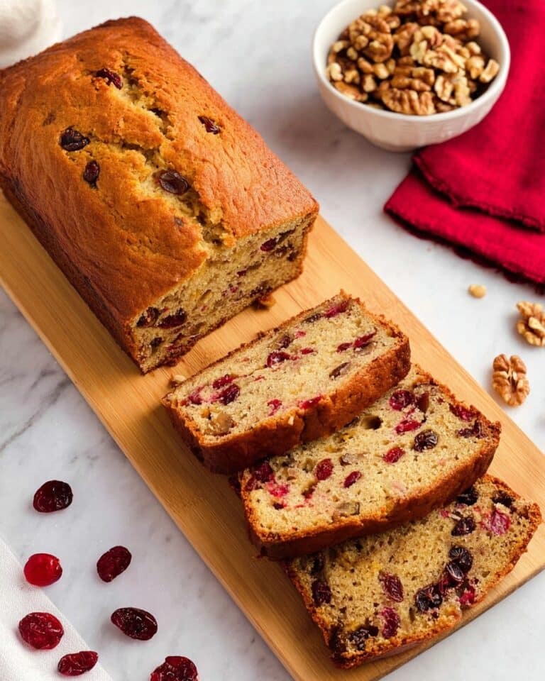 Christmas Banana Cranberry Bread Recipe