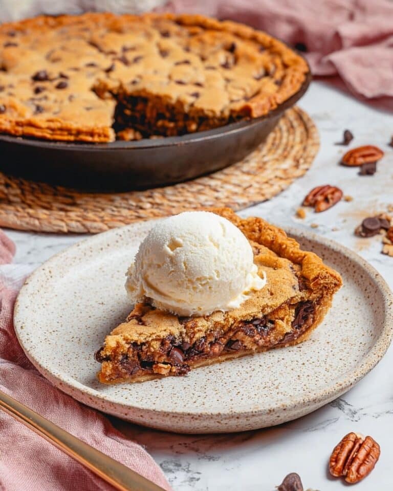 Brown Butter Pecan Cheesecake Cookie Skillet Recipe