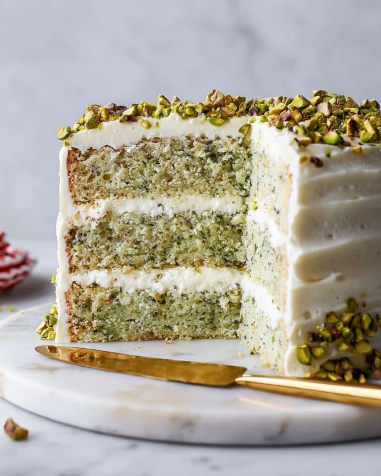 Pistachio Mascarpone Layer Cake Recipe