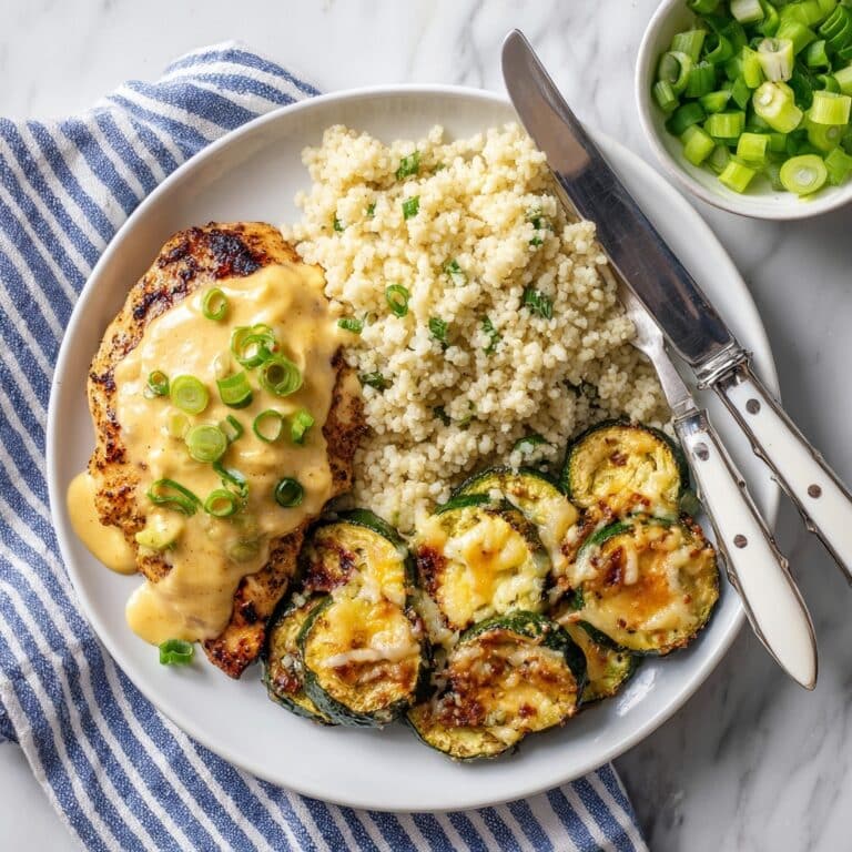 Creamy Lemon Butter Chicken with Crispy Zucchini Delight Recipe