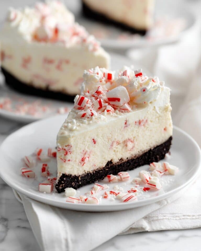 White Chocolate Peppermint Cheesecake Recipe