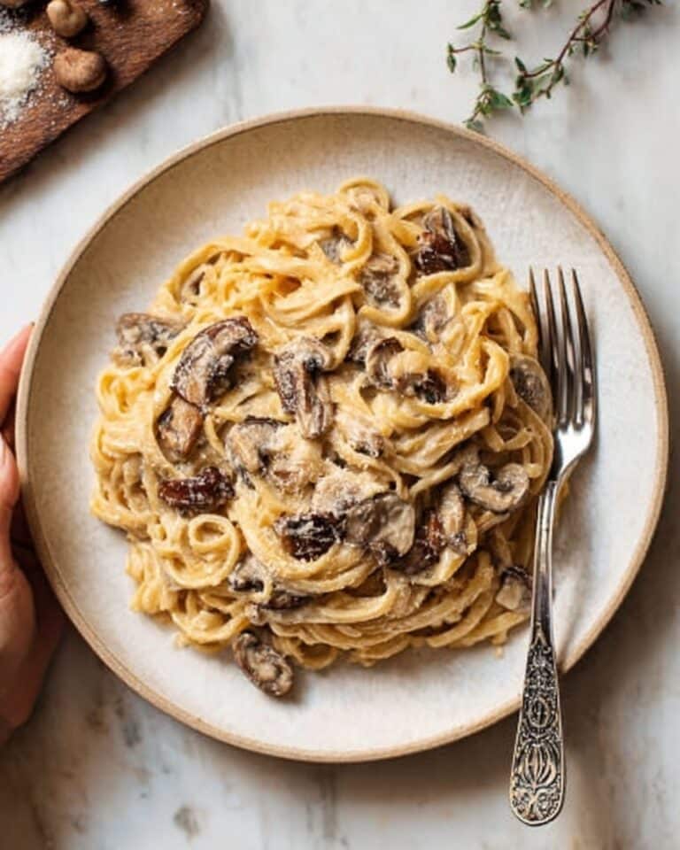 Creamy Mushroom Gruyère Pasta Recipe