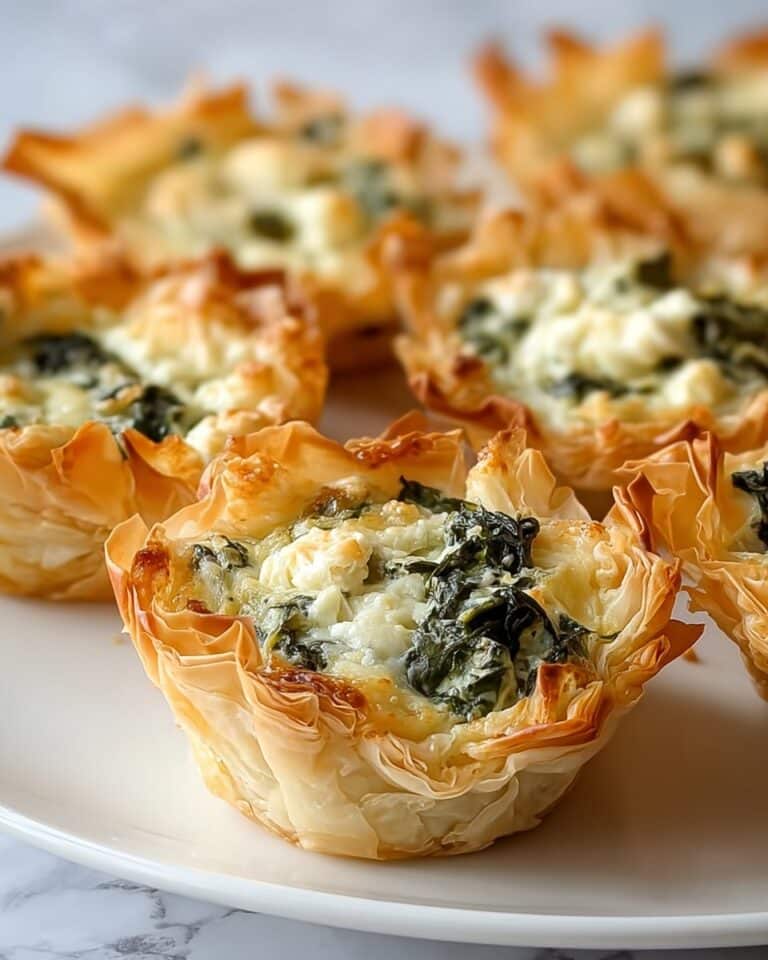 Spinach and Artichoke Dip Cups Recipe