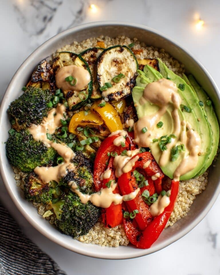 Roasted Veggie Quinoa Bowl Recipe