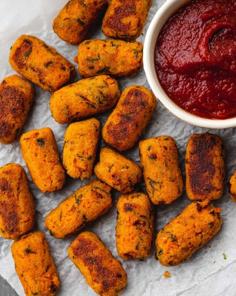 Baked Sweet Potato Zucchini Tots Recipe