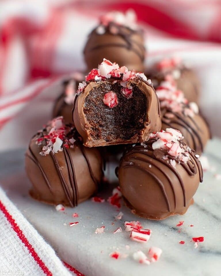 Peppermint Brownie Truffles Recipe