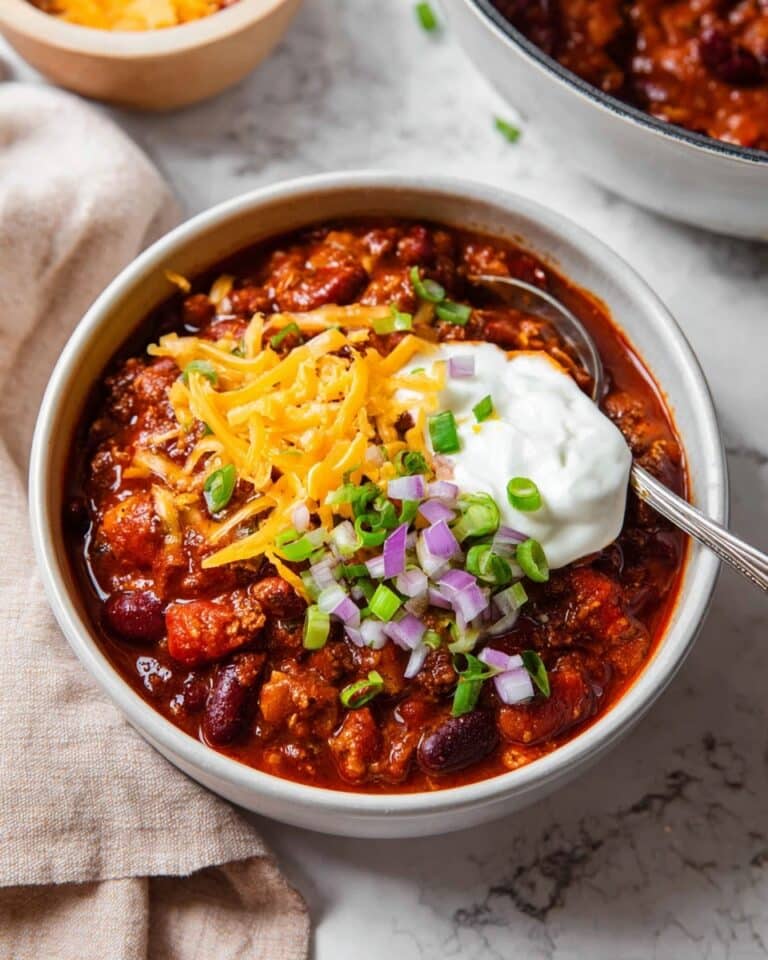 Three Bean Vegetarian Chili Recipe