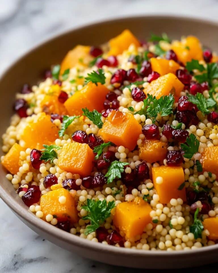 Easy Autumn Pearl Couscous Salad Recipe