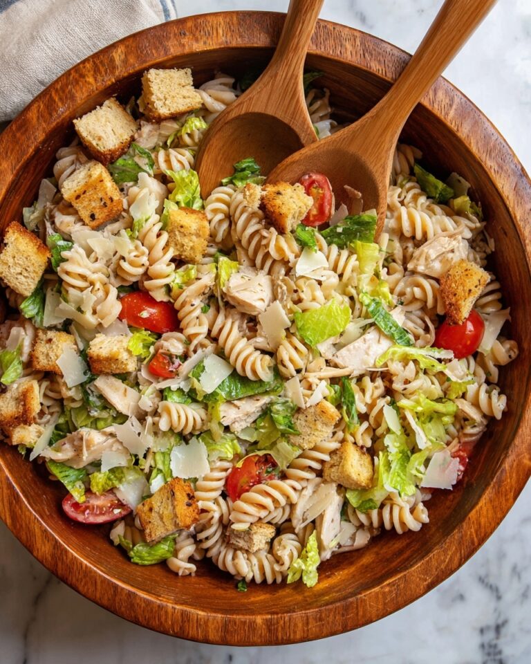 Chicken Caesar Pasta Salad Recipe