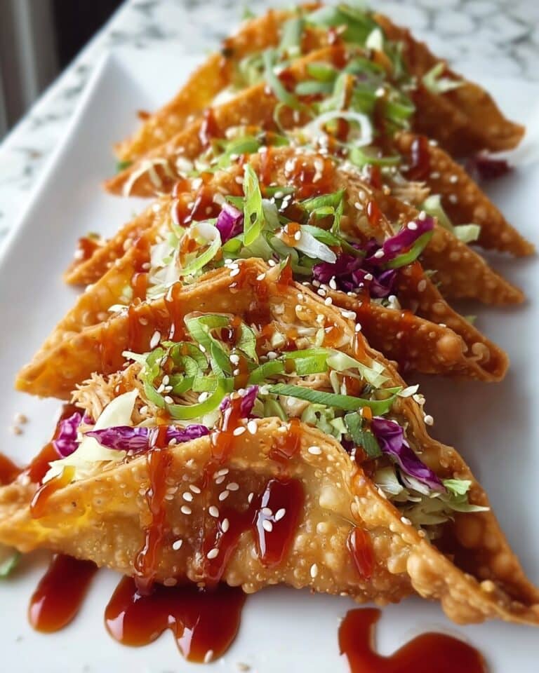 Crispy Chicken Wonton Tacos Recipe
