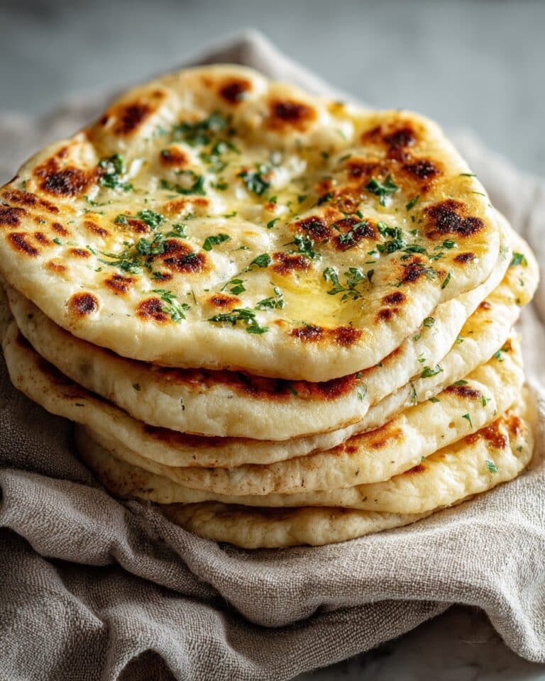 3 Ingredient Naan Bread (no yeast) Recipe