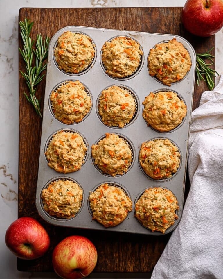 Apple Cheddar Muffins with Rosemary Recipe