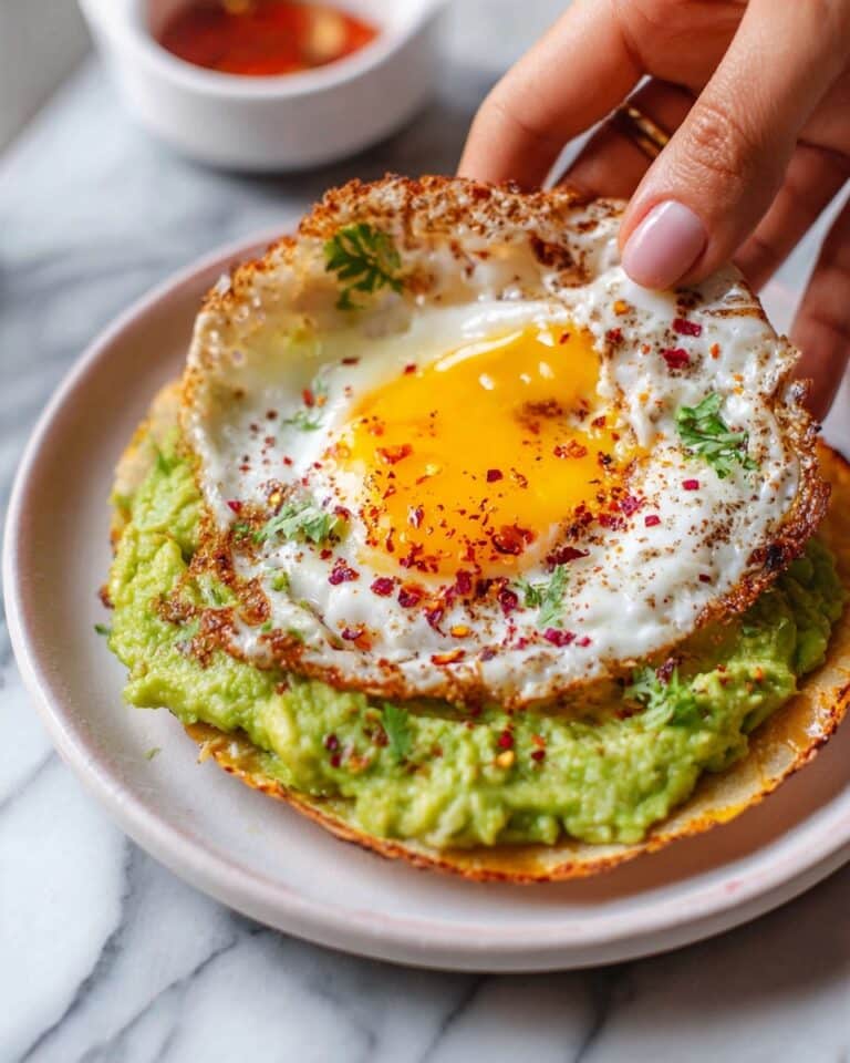 Crispy Feta Fried Eggs Recipe