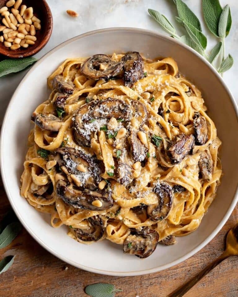 Caramelized Leek and Mushroom Gruyere Pasta Recipe
