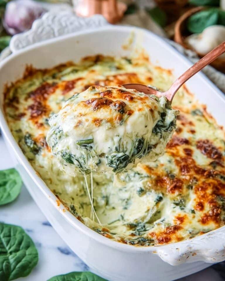 Healthy Spinach Artichoke Chicken Bake Recipe
