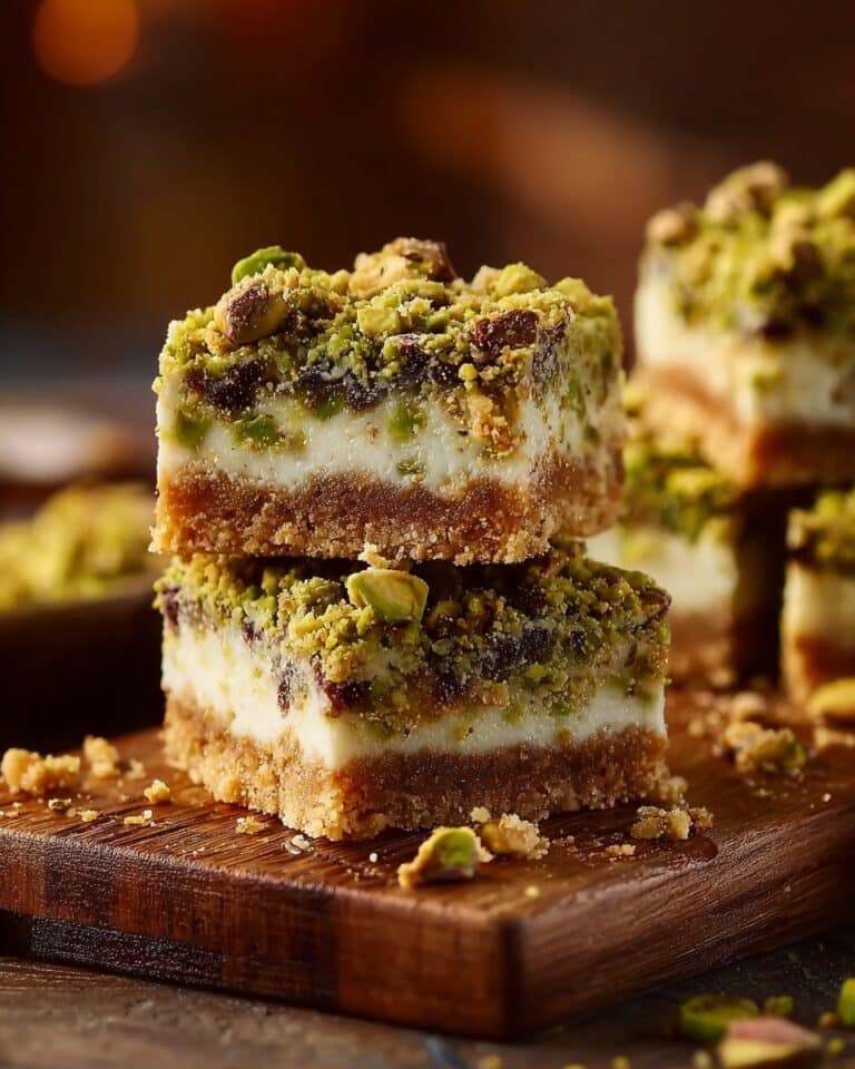 Pistachio Dream Cookie Bars Recipe