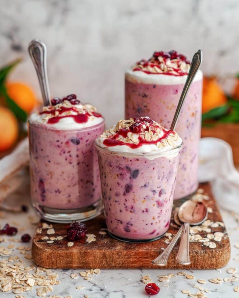 Cranberry Overnight Oats Recipe