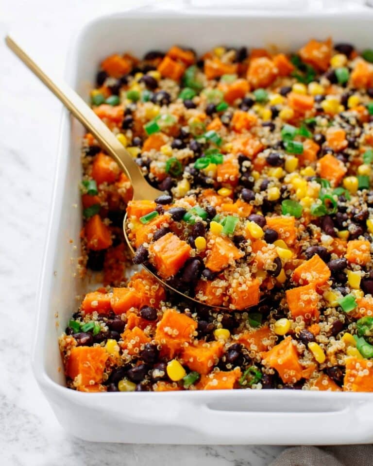 Sweet Potato and Black Bean Quinoa Bake Recipe