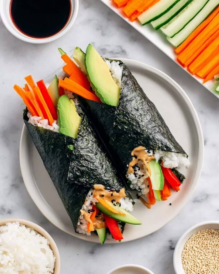 Tofu Temaki Sushi (Hand Rolls) Recipe