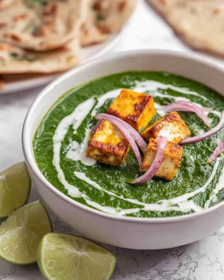 Palak Tofu (Spinach Tofu Curry) Recipe