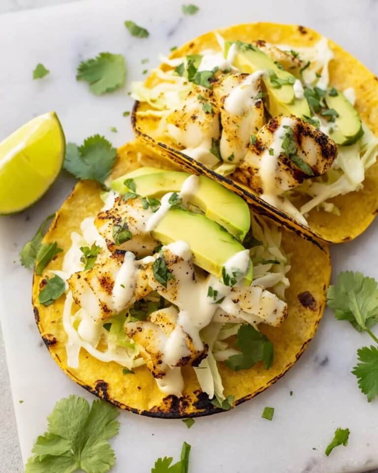 Vegan Fish Tacos with Creamy Mayo Sauce Recipe