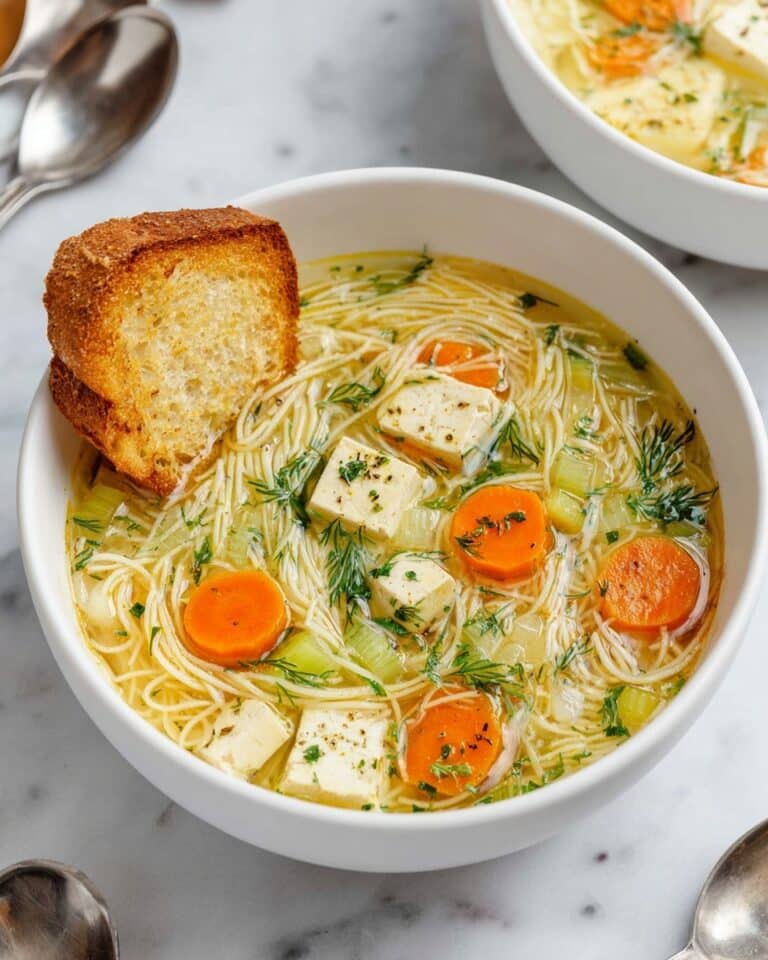 Vegan Chicken Noodle Soup Recipe