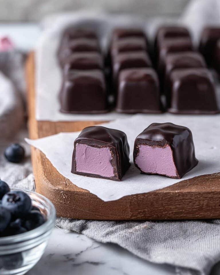 Blueberry Buttercream Chocolates Recipe