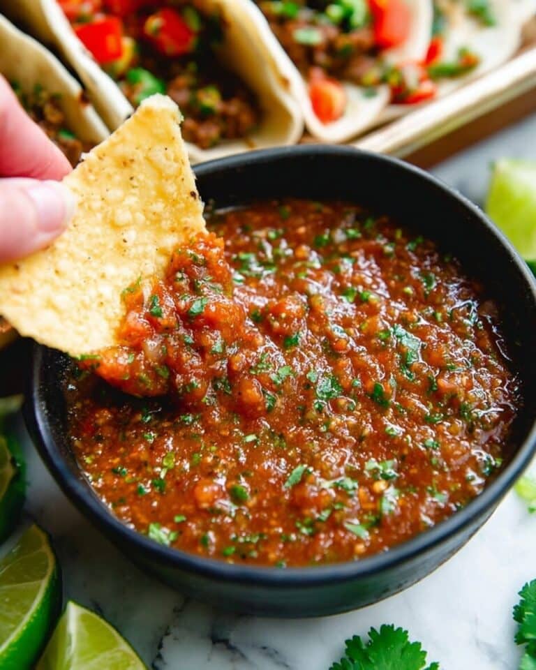 Blender Salsa (Restaurant Style Salsa) Recipe