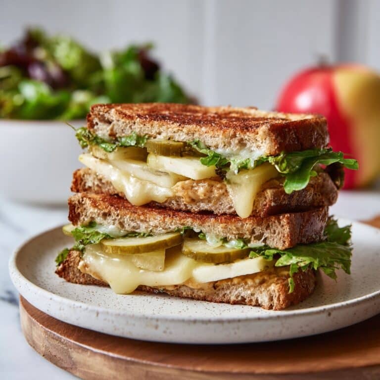 The Ultimate Spicy Cheddar & Apple Fall Veggie Sandwich Recipe