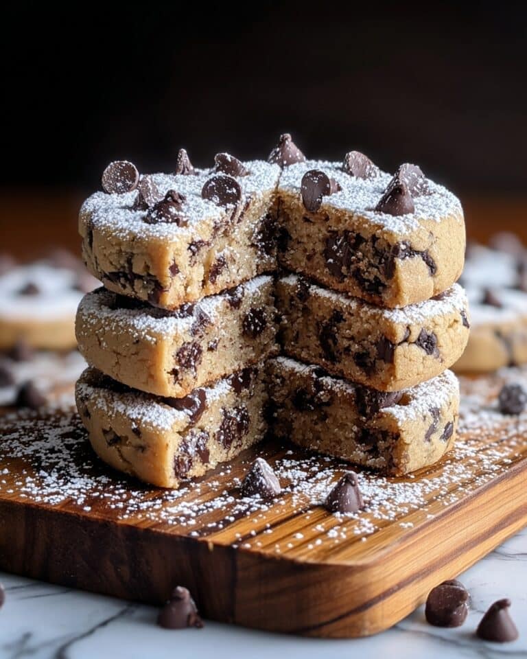 Espresso Shortbread Cookies with Toffee Chunks Recipe