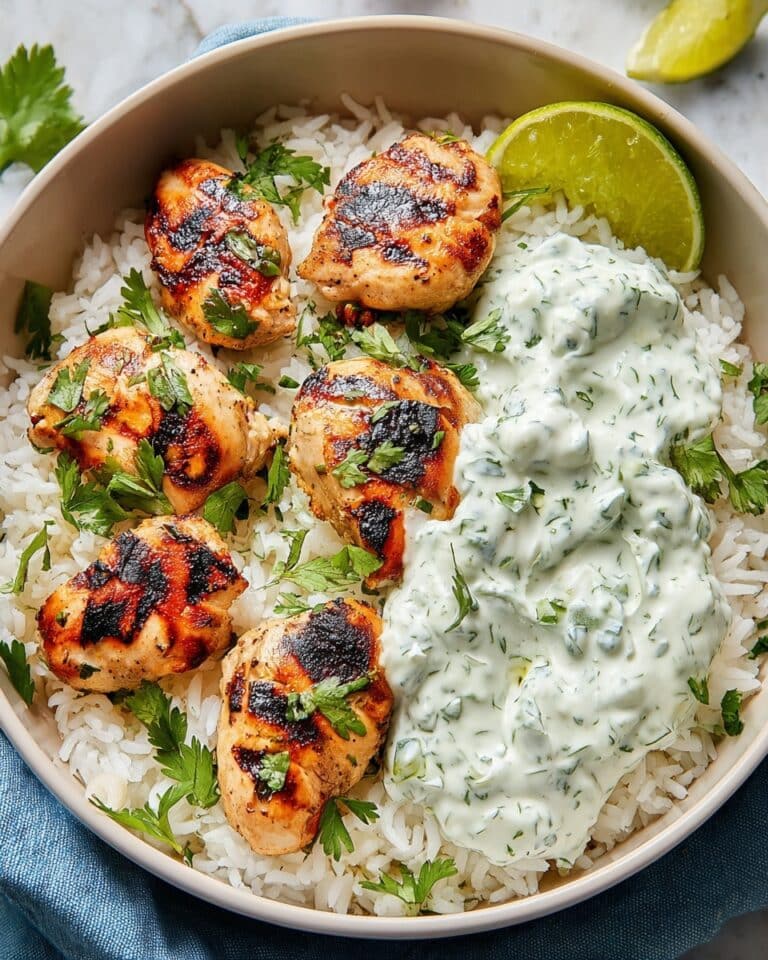 Dump-and-Bake Chicken Tzatziki with Rice Recipe