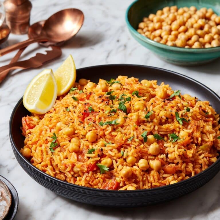 Vegan Spanish Chickpeas and Rice Recipe